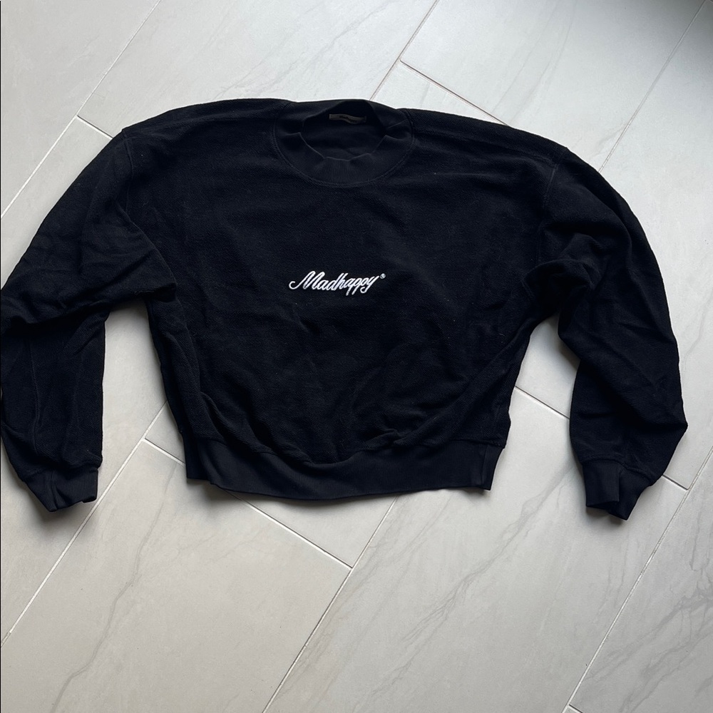 Madhappy womans  Black Crewneck Sweater